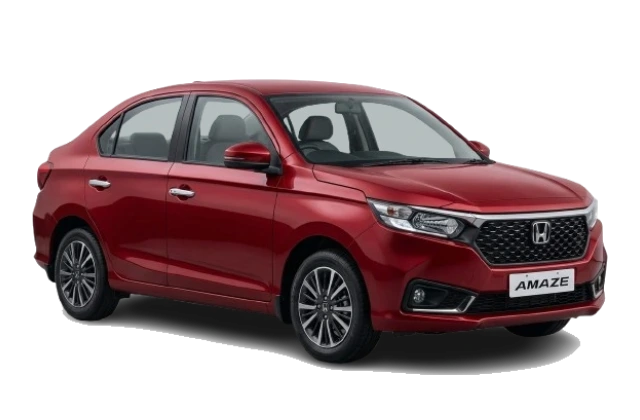 Honda Amaze available for hire from Baniyan Tours and Travels