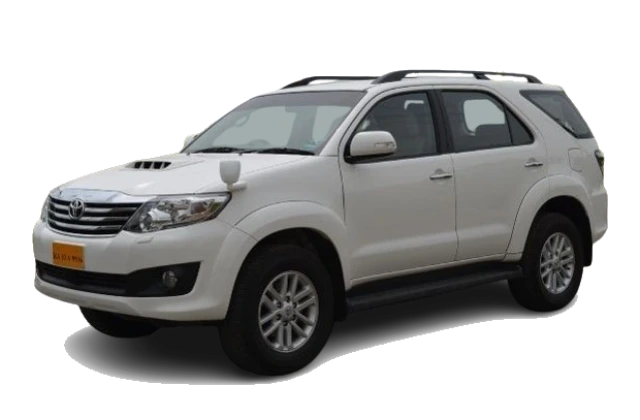 Toyota Fortuner available for hire from Baniyan Tours and Travels